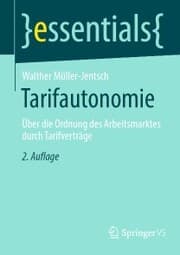 Cover von Tarifautonomie