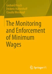 Cover von The Monitoring and Enforcement of Minimum Wages