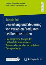 Cover von Bewertung und Steuerung von variablen Produkten bei Kreditinstituten
