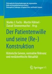 Cover von Der Patientenwille und seine (Re-)Konstruktion