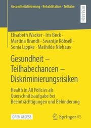 Cover von Gesundheit - Teilhabechancen - Diskriminierungsrisiken
