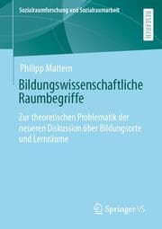 Cover von Bildungswissenschaftliche Raumbegriffe