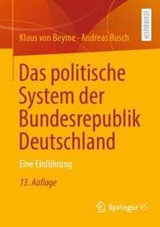 Cover von Das politische System der Bundesrepublik Deutschland