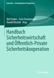 Cover von Handbuch Sicherheitswirtschaft und Öffentlich-Private Sicherheitskooperation