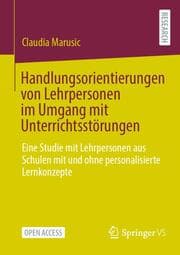 Cover von Handlungsorientierungen von Lehrpersonen im Umgang mit Unterrichtsstörungen