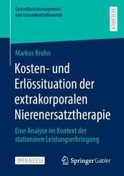 Cover von Kosten- und Erlössituation der extrakorporalen Nierenersatztherapie