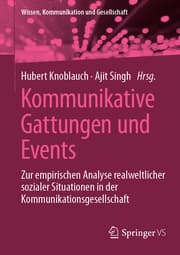 Cover von Kommunikative Gattungen und Events