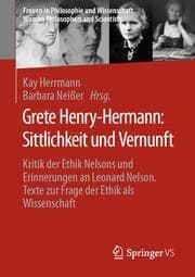 Cover von Grete Henry-Hermann: Sittlichkeit und Vernunft