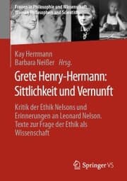 Cover von Grete Henry-Hermann: Sittlichkeit und Vernunft