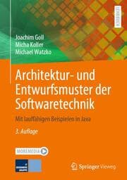 Cover von Architektur- und Entwurfsmuster der Softwaretechnik