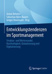 Cover von Entwicklungstendenzen im Sportmanagement
