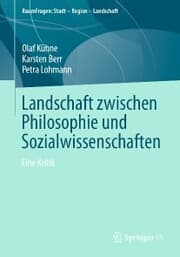 Cover von Landschaft zwischen Philosophie und Sozialwissenschaften