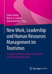 Cover von New Work, Leadership und Human Resources Management im Tourismus