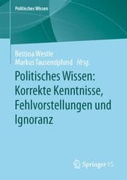 Cover von Politisches Wissen: Korrekte Kenntnisse, Fehlvorstellungen und Ignoranz
