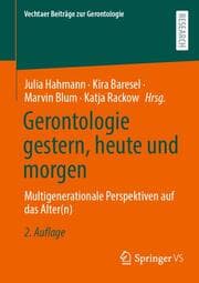 Cover von Gerontologie gestern, heute und morgen
