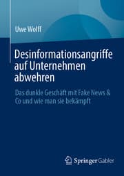 Cover von Desinformationsangriffe auf Unternehmen abwehren