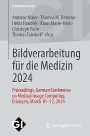 Cover von Bildverarbeitung für die Medizin 2024