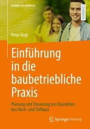 Cover von Einführung in die baubetriebliche Praxis