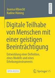 Cover von Digitale Teilhabe von Menschen mit einer geistigen Beeinträchtigung