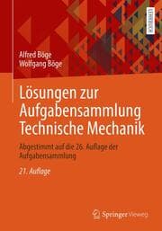 Cover von Lösungen zur Aufgabensammlung Technische Mechanik