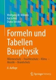 Cover von Formeln und Tabellen Bauphysik