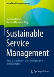 Cover von Sustainable Service Management