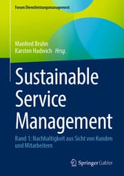 Cover von Sustainable Service Management