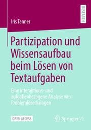 Cover von Partizipation und Wissensaufbau beim Lösen von Textaufgaben