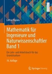 Cover von Mathematik für Ingenieure und Naturwissenschaftler 1