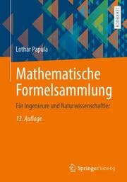 Cover von Mathematische Formelsammlung