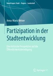 Cover von Partizipation in der Stadtentwicklung