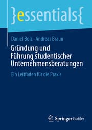 Cover von Gründung und Führung studentischer Unternehmensberatungen