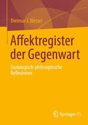Cover von Affektregister der Gegenwart
