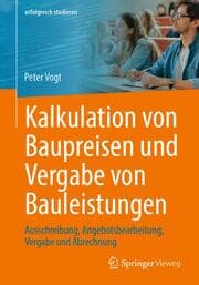 Cover von Kalkulation von Baupreisen und Vergabe von Bauleistungen