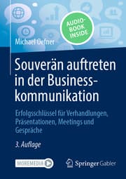 Cover von Souverän auftreten in der Businesskommunikation