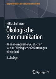 Cover von Ökologische Kommunikation