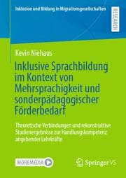 Cover von Inklusive Sprachbildung im Kontext von Mehrsprachigkeit und sonderpädagogischer Förderbedarf