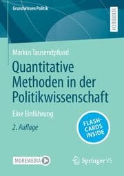 Cover von Quantitative Methoden in der Politikwissenschaft