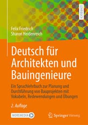 Cover von Deutsch für Architekten und Bauingenieure