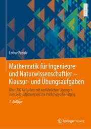 Cover von Mathematik für Ingenieure und Naturwissenschaftler - Klausur- und Übungsaufgaben