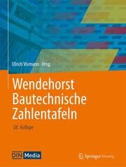 Cover von Wendehorst Bautechnische Zahlentafeln