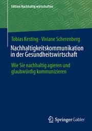 Cover von Nachhaltigkeitskommunikation in der Gesundheitswirtschaft