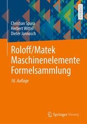 Cover von Roloff/Matek Maschinenelemente Formelsammlung