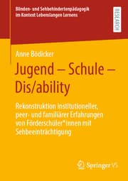 Cover von Jugend - Schule - Dis/ability