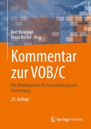 Cover von Kommentar zur VOB/C