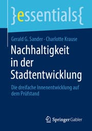 Cover von Nachhaltigkeit in der Stadtentwicklung