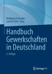 Cover von Handbuch Gewerkschaften in Deutschland