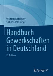 Cover von Handbuch Gewerkschaften in Deutschland