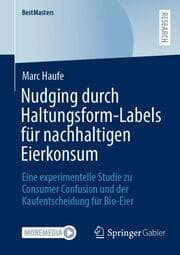 Cover von Nudging durch Haltungsform-Labels für nachhaltigen Eierkonsum