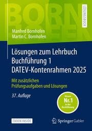 Cover von Lösungen zum Lehrbuch Buchführung 1 DATEV-Kontenrahmen 2025